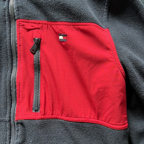 Tommy Hilfiger Zip-Up Hoodie (Blue with Red) - Men’s M - Picture 3 of 9